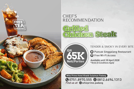 Grilled Chicken Steak Lezat, Gratis Teh Segar Menanti ~
