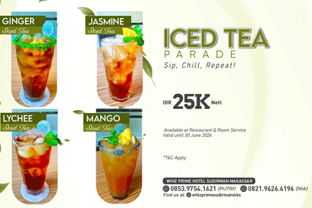 Segarnya Iced Tea Parade, nikmati tiap tegukan hari ini ~