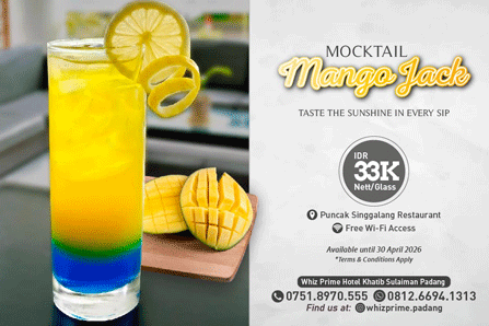 Segarnya Mango Jack Mocktail, Manis Tropis Bikin Nagih!