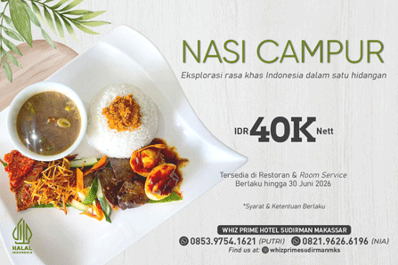 Lezatnya Nasi Campur, lengkap nikmat dalam satu piring!